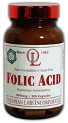 Folic Acid 800mcg 100 caps from OLYMPIAN LABS