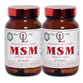 MSM OptiMSM 500mg Twin Pack 60 + 60 caps from OLYMPIAN LABS