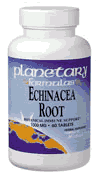 Echinacea-Pure American Root 1000 mg 60 tabs from PLANETARY FORMULAS