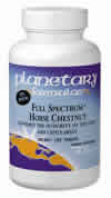 Full Spectrum Horse Chestnut 60 tabs from PLANETARY FORMULAS