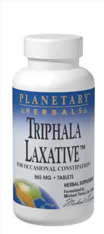Triphala Laxative 120 tabs from PLANETARY FORMULAS