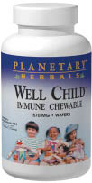 Well Child Immune Chewable 60 Wafers from Planetary Formulas
