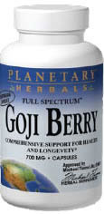 Goji berry ext full spectrum 700mg veg caps, 45 caps