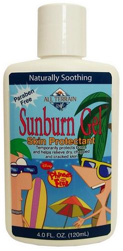 All terrain - Phineas and ferb sunburn gel 4 OZ