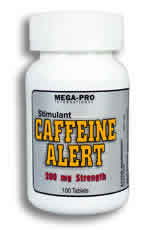 CAFFEINE ALERT 200MG 100 TABS from MEGA PRO INTERNATIONAL