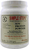 Simple Steps Soy Protein Powder Strawberry 16 oz from FOODSCIENCE OF VERMONT