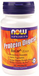 Protein Digest BioCore Edge 150mg 60 Vcaps from NOW