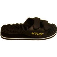 Black with velcro m4  w5 massage sandals, 1 pair