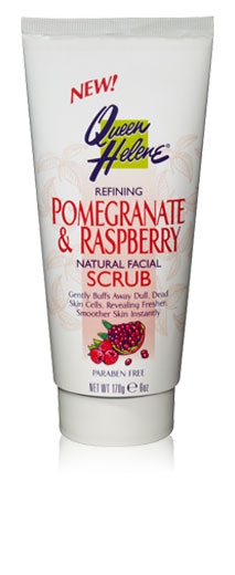 QUEEN HELENE: Pomegranate and Raspberry Facial Scrub 6 oz