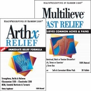 Arthx Relief + Multileve Value Pak 120 caps + 20 tabs from RAINBOW LIGHT