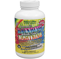 Source of Life Rainbow Whole Food Lightning 180 Vcaps from Natures Plus