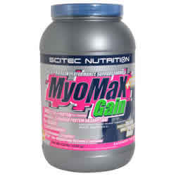 MYOMAX GAIN RASP 3.6LB 3.6 lb from SCITEC NUTRITION
