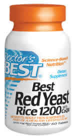 Best Red Yeast Rice 1200mg with CoQ10 60T from Doctors Best