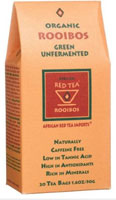 Organic  kosher rooibos unfermented red tea, 20 bags