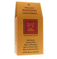 Organic  kosher rooibos natural red tea, 20 bags