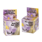 Brown spot night  lightener day with  kojic acid cream combo, 1 oz + 1.5 oz