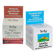 REVIVA: InterCell Day Cream  Night Gel With Hyaluronic Combo 1 1 4 oz + 1 1 4oz