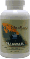 Sea Mussel 180 caps from FOODSCIENCE OF VERMONT