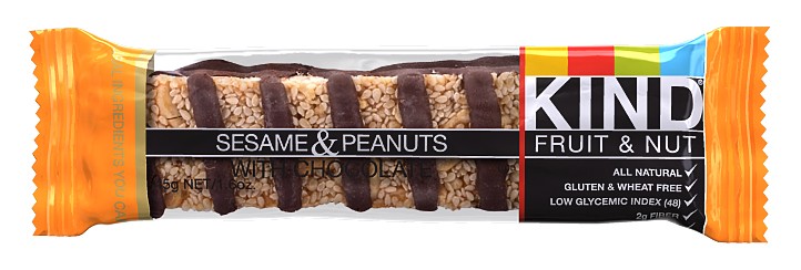Kind snacks - Kind bar sesame and pnut with choc 8 1