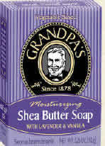 Shea Butter Soap w/Lavender & Vanilla 3.25 oz from GRANDPA'S BRANDS