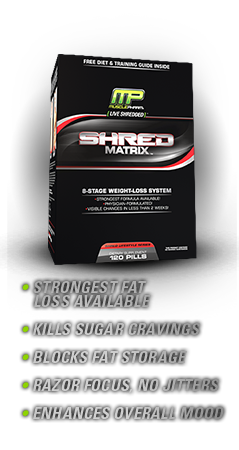 SHRED MATRIX 30  PACKS 1 from MUSCLE PHARM