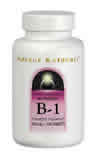 Source naturals - Vitamin b-1 100 mg 250 tabs