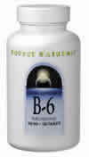 Vitamin B-6 500 mg Timed Release 100 tabs from SOURCE NATURALS