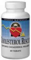 Cholesterol Rescue 60 tabs from Source Naturals