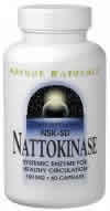 Nattokinase 50mg 60 sg from SOURCE NATURALS