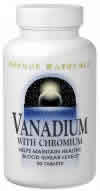 Vanadium with Chromium 90 tabs from SOURCE NATURALS