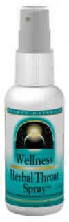 Wellness Herbal Throat Spray 2 oz. from SOURCE NATURALS
