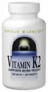 Vitamin K 2 30 tabs from SOURCE NATURALS