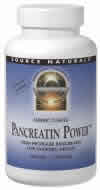 Pancreatin Powder 60 Caps from SOURCE NATURALS