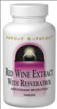 Red Wine Extract with Resveratrol 60 tabs from SOURCE NATURALS