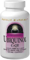 UBIQUINOL COQH (enhanced CoQ10) 60 sg from SOURCE NATURALS