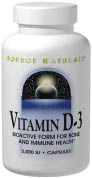 Vitamin D-3 2000 IU 100 Capsules from SOURCE NATURALS