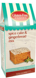Gluten Free Pantry Inc: W f spice cake&gingerbrd 14 OZ