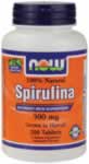 Now - Spirulina 500mg TWINS  2 200 TABS