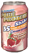 Pure protein whey strwbry 5lb, 1