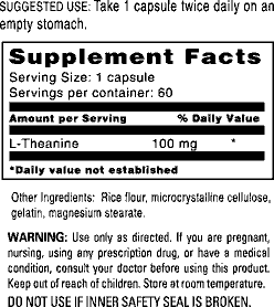 L-Theanine 60ct from Natural Balance