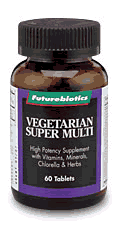 Vegetarian Super Multi 60 tabs from FUTUREBIOTICS