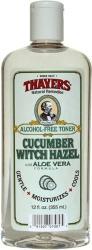 Alcohol free cucumber witch hazel toner with aloe, 12 oz