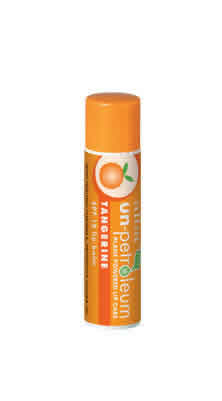 LIP BALM,SPF 18,TANGERINE Case of 24 / .15 OZ from Un-Petroleum