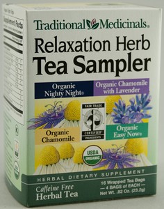 Relaxation herb tea sampler, 16BAGS