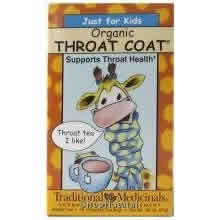 Just for Kids Organic Throat Coat Tea 18 bags from TRADITIONAL MEDICINALS TEAS
