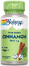 Solaray: Cinnamon Bark 60 vegetarian caps 500mg