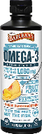 BARLEANS ESSENTIAL OILS: Fish Omega Swirl Mango Peach 16 fl.oz