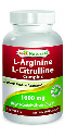 BEST NATURALS: L-Arginine L-Citrulline 1000 mg 120 TAB