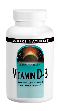 SOURCE NATURALS: Vitamin D-3 2000 IU 100 Capsules