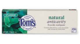 Tom's of maine - Toothpaste with calc & fluoride spearmint 6 fl oz